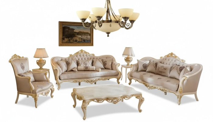 Lampada Lampadario a soffitto Lampadario Luster Lampadario di cristallo Beige Arte
