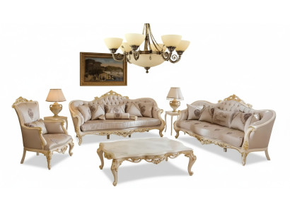 Lampada Lampadario a soffitto Lampadario Luster Lampadario di cristallo Beige Arte