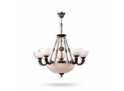 Soffitto lampadario lampada bianca lampadario lampadario lampadario in vetro Arte
