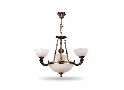 Plafoniera Lampada Bianca Lampadario Lampadario Lampadario in Vetro Arte