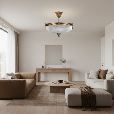 Lustro lampada da soffitto lampadario lampadario in vetro oro grigio