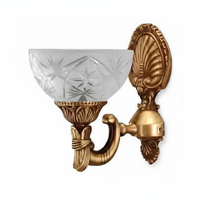 Lampada da parete applique tipo lampada da parete lume parete lampade vetro oro