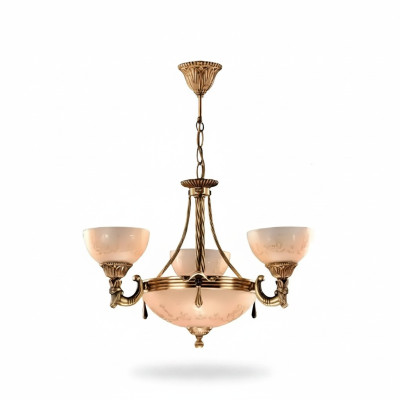 Lampadario a soffitto lustro Lampadario Lampadario Lampadario in vetro oro beige