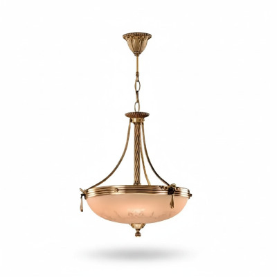 Lampadario lampadario a soffitto lampadario lampada vetro oro beige