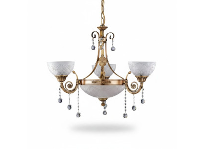 Lampadario Lampada Lampadario Lampadario Soffitto Vetro Oro Grigio