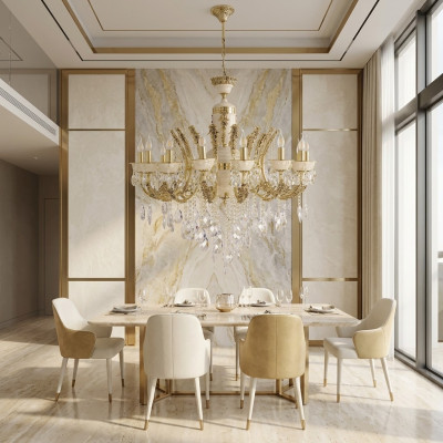 Lustro lussuoso lampadario soffitto lampadario lampada luster oro lampadario a cristalli