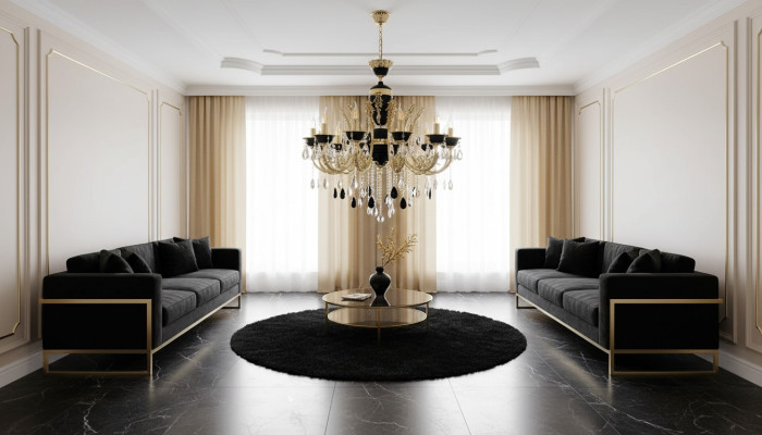 Lampadario a sospensione a soffitto lampada da soffitto di lusso lampada swarovski di cristallo nero
