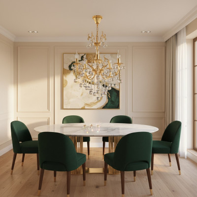 Lampadario lampadario soffitto lampada a soffitto di lusso lussuoso lampadario oro cristallo