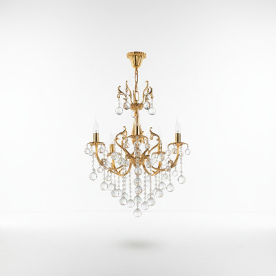 Lampadario lampadario soffitto lampada a soffitto di lusso lussuoso lampadario oro cristallo