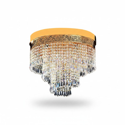Lampadario a soffitto di lusso in oro lussuoso lampadario lampadario lampadario in cristallo arte