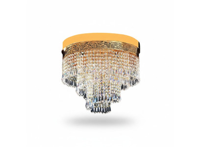 Lampadario a soffitto di lusso in oro lussuoso lampadario lampadario lampadario in cristallo arte