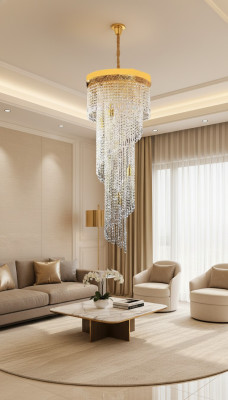 Lampadario lampadario da soffitto di lusso in oro lampada a soffitto lampadario di cristallo stile a lustro