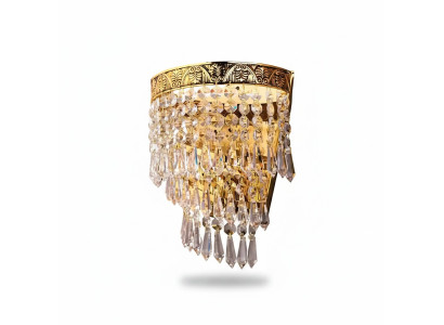 Lustro lampadario soffitto lusso oro lampadario lampada soffitto cristallo arte