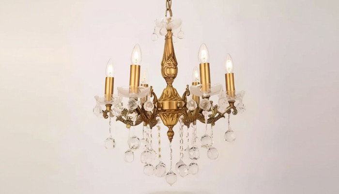 Lampadario Soffitto Lussuoso Oro Lampada a Soffitto Lampadario in Cristallo di Lusso