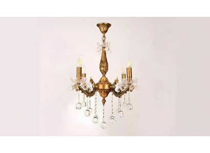 Lustro lampadario lussuoso in oro lampada da soffitto lüster in cristallo arte