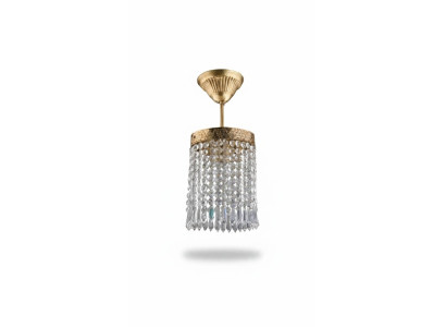 Lustro Lampadario Lampada Oro Lampadario Lampada da soffitto Cristallo Arte