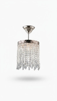 Lustro lampadario soffitto lampadario argento lampada soffitto in cristallo lampada