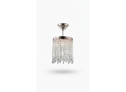 Lustro lampadario soffitto lampadario argento lampada soffitto in cristallo lampada