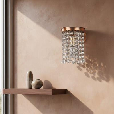 Lustro Lampadario a soffitto Lampadario oro Lampada a soffitto in cristallo