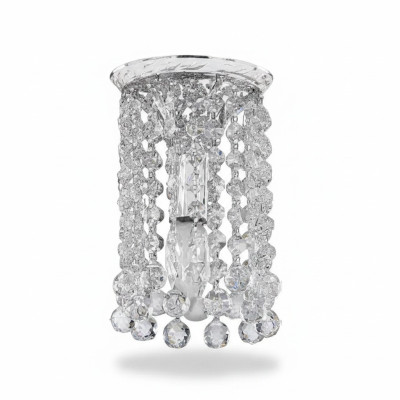 Lampadario Lampadario soffitto Argento Lampada a soffitto Lustro Lampada in cristallo