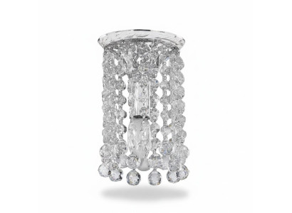 Lampadario Lampadario soffitto Argento Lampada a soffitto Lustro Lampada in cristallo