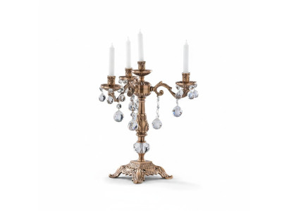 Portacandele classico portacandele portacandele dorato candelabro