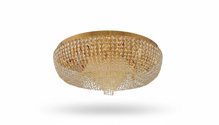 Lustro soffitto lampadario lusso oro lampada a soffitto lampadario cristallo arte