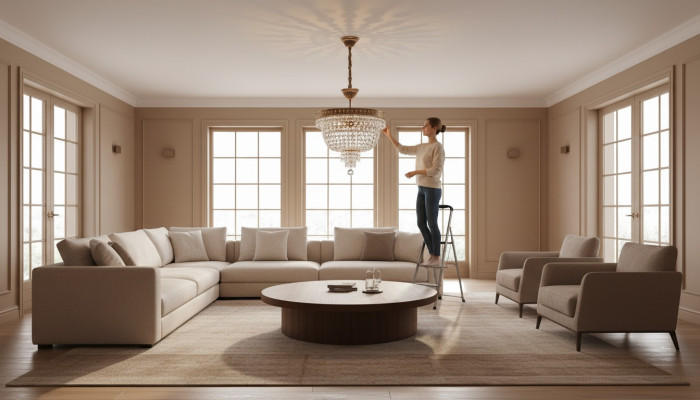 Plafoniera di lusso in oro lampadario lampada a soffitto lampadario di cristallo stile.