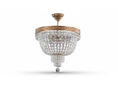 Plafoniera di lusso in oro lampadario lampada a soffitto lampadario di cristallo stile.