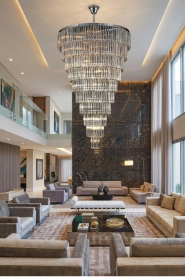 Lustro a soffitto lampadario argento lampada a soffitto candelabro cristallo xxl.