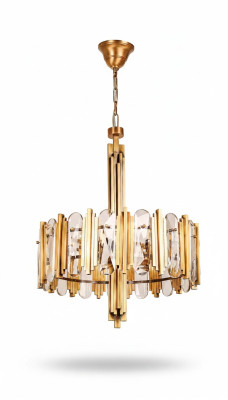 Lampadario a soffitto di lusso in oro lampadario lampada a soffitto luster cristallo