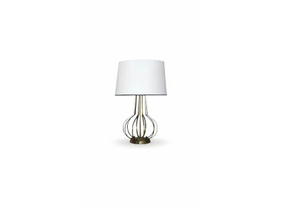 Lampada da tavolo Lampada da tavolo Lampada Illuminazione Lampade di lusso Tavolo Metallo Bianco