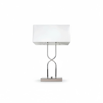 Lampada da tavolo lampada da tavolo lampada illuminazione moderna lampade da tavolo in metallo bianco