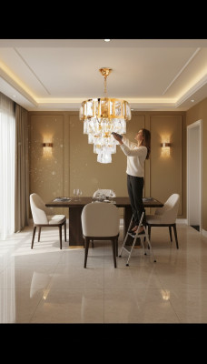 Lustro lampadario lampadario soffitto lusso oro lampada soffitto cristallo