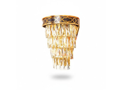 Plafoniere Applique Parete Lampada da parete Lampadario Lampade a parete Cristallo Oro