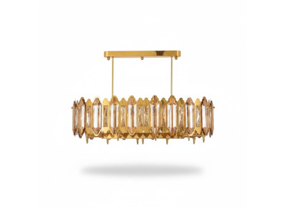 Lampada a soffitto lampadario lampadario lampada oro lustro cristallo