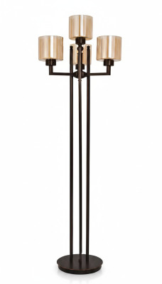 Lampada da terra Lampada da terra Nera Illuminanti Lampade Lampada Oro Vetro