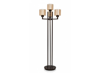 Lampada da terra Lampada da terra Nera Illuminanti Lampade Lampada Oro Vetro