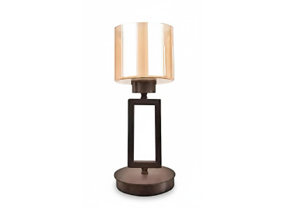 Lampada da tavolo Lampada da tavolo Lampada Illuminazione Vetro Oro Lampade da tavolo Nero