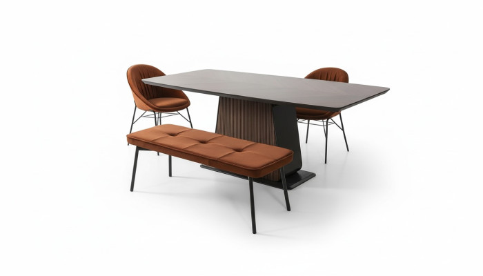 Tavolo da pranzo, tavolo da pranzo, tavolo, sala da pranzo, angolo pranzo, legno, moderno, marrone, tavoli