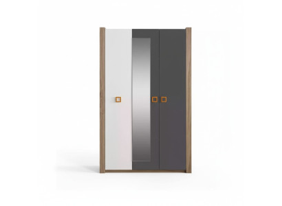 Armadio per bambini Armadio Mobili per bambini Camera da letto in legno Grigio