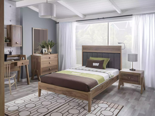 Comodino Comodino per bambini Camera da letto per bambini Legno Marrone Tavolo