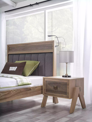 Gruppo di mobili per bambini Letto per ragazzi Camera da letto per bambini Letto Legno Marrone Set 8 pezzi
