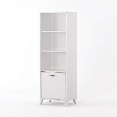 Scaffale per libri Armadio per libri Scaffale a giorno Scaffale per bambini Scaffale Legno Bianco Scaffali