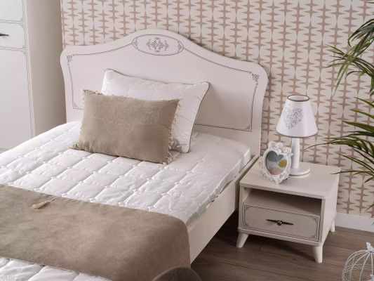 Letto Letto funzionale per bambini Cornice del letto in legno bianco Letti