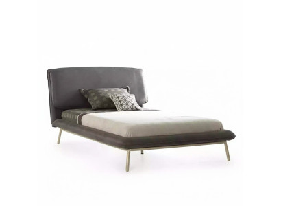 Telaio letto 100 cm telaio letto letto telaio letto imbottito in tessuto grigio letto per giovani