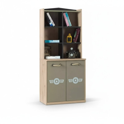 Libreria Armadio Scaffale per bambini Scaffale per libri Mobili per bambini Verde Legno