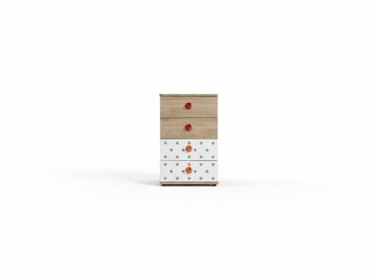 Mobili per bambini Cassettiera Armadio in legno Cassettoni Sideboard Design Bianco