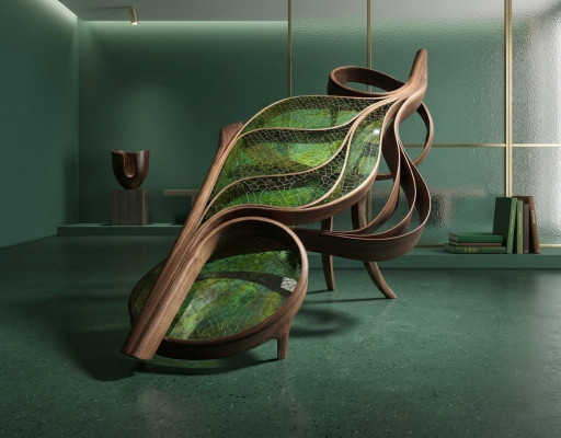 Tavolino da caffè moderno in resina epossidica Tavoli in legno Tavolino da salotto