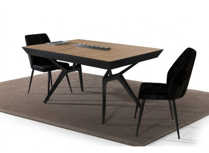 Tavolo da cucina Tavolo da pranzo allungabile Design di lusso in legno marrone